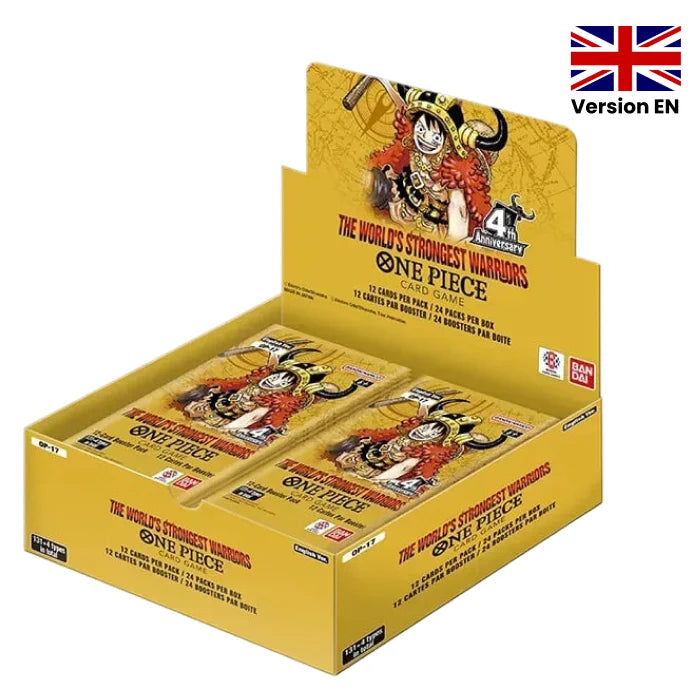 One Piece Display OP17 The World's Strongest Warriors (EN) - Édition 4th Anniversary !