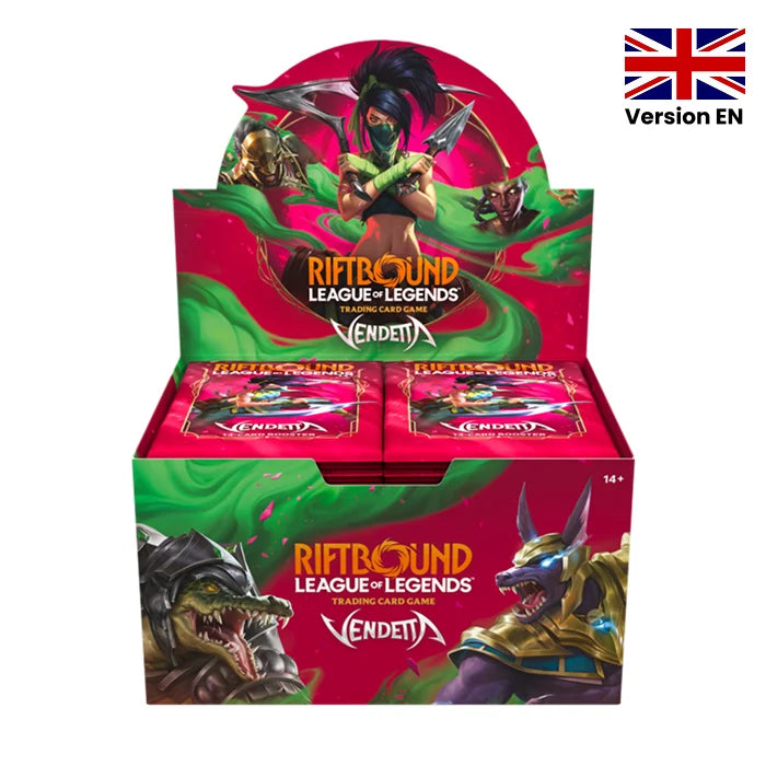 Display Riftbound : Set 4 - Vendetta (Boîte de Boosters Scellée - Édition Anglaise)