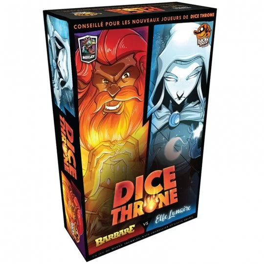 Dice Throne : Barbare vs Elfe Lunaire – Le Duel de Dés Épique