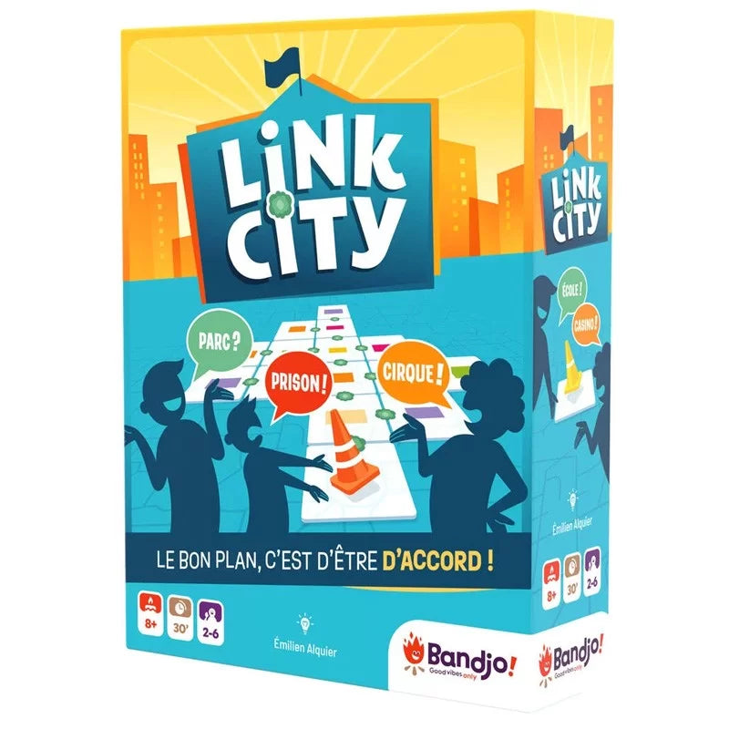 Link City – Jeu d'Ambiance Coopératif et de Déduction