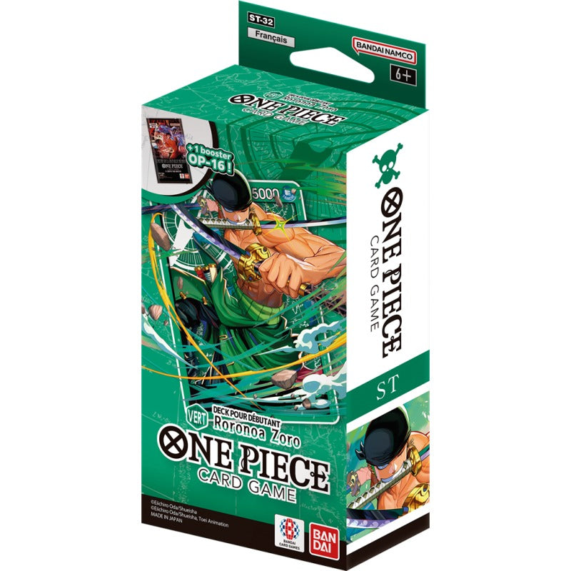 One Piece Starter Deck ST-32 Roronoa Zoro : Le deck vert agressif
