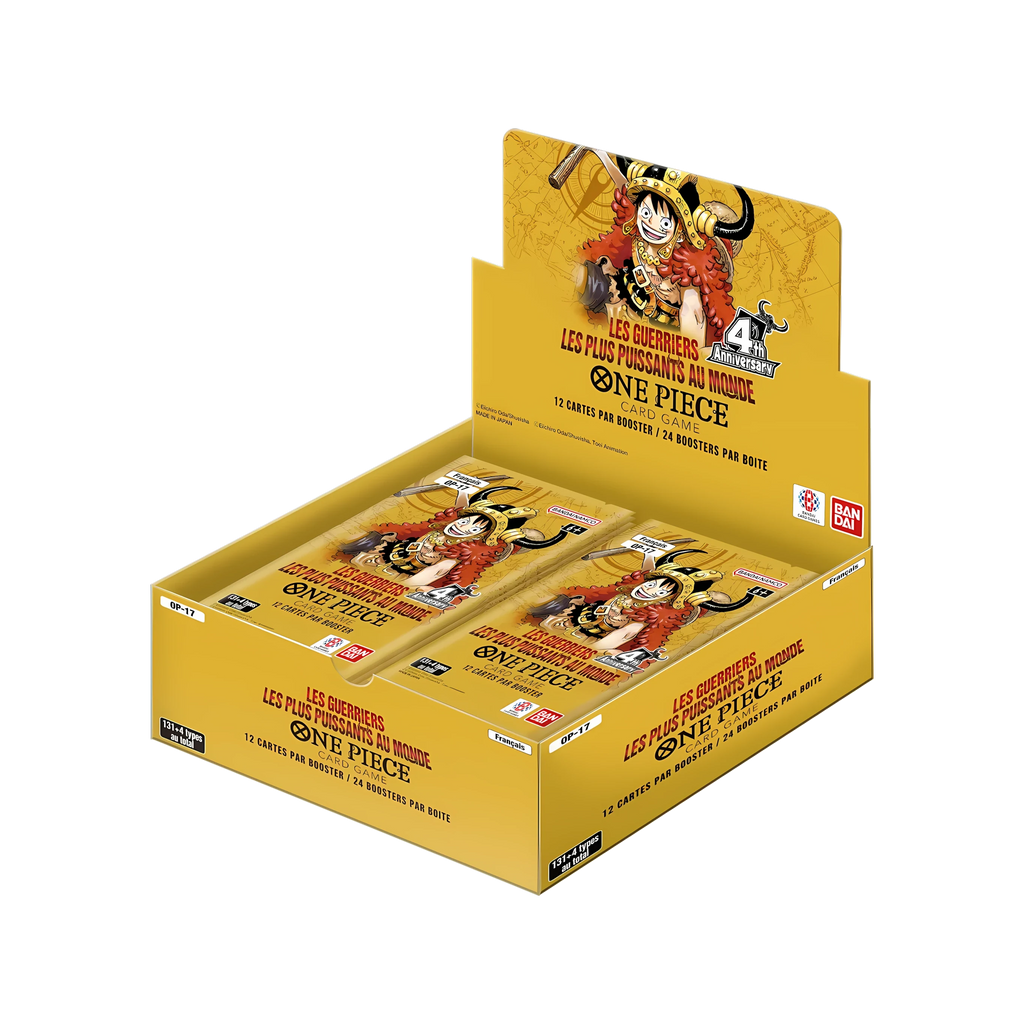 One Piece Display : OP17 Les Guerriers les plus puissants au monde - Édition 4ème Anniversaire !