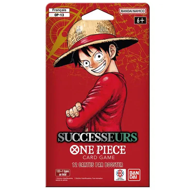 One Piece : Lot de 5 Boosters Blister Individuels OP-13 Successeurs (VF)