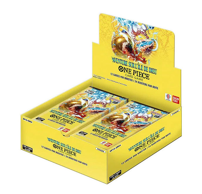 Display One Piece OP-15 : Aventure sur l'île de Dieu – 24 Boosters en Français