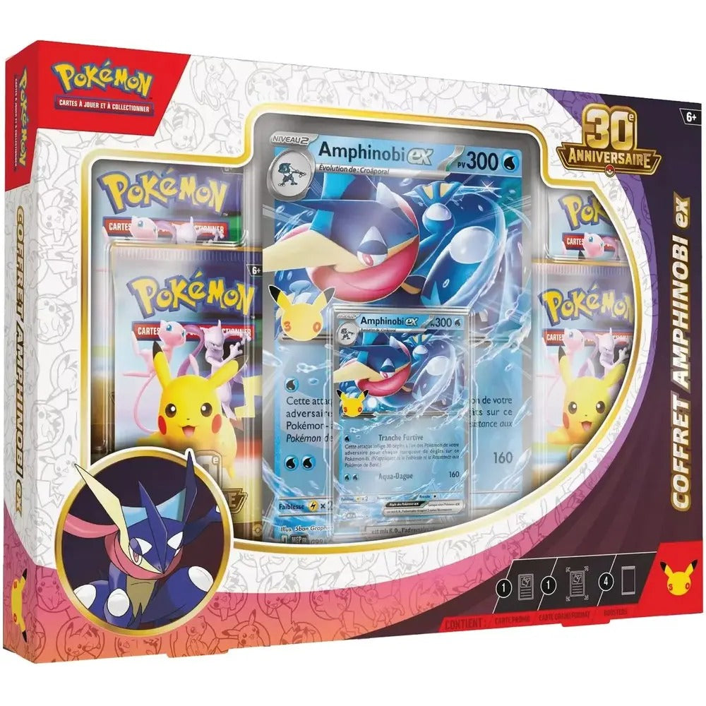 Coffret Pokémon Amphinobi-ex 30ème Anniversaire