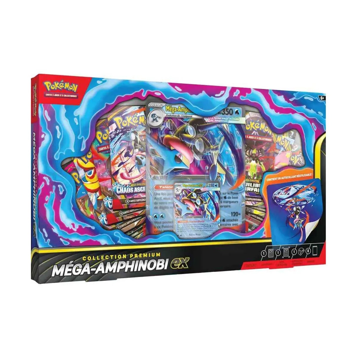 Pokémon : Coffret Premium Méga Amphinobi-ex - La Puissance Ninja !