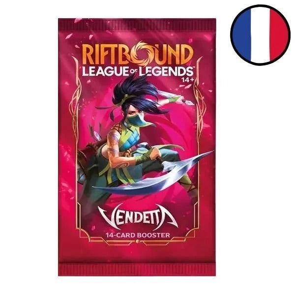 Riftbound Vendetta : Display 24 Boosters TCG League of Legends FR