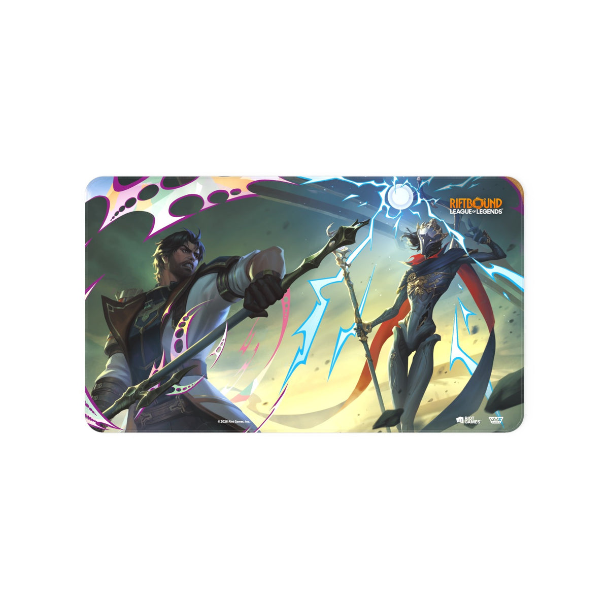 Tapis de jeu Riftbound Jayce vs Viktor - Accessoire TCG Premium