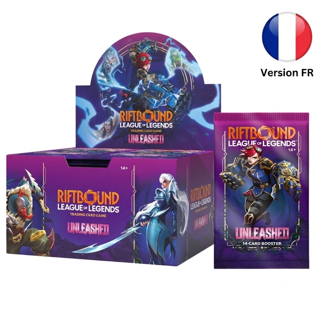 Display Riftbound : Déchaînement (Unleashed) - Boîte de Boosters (VF)