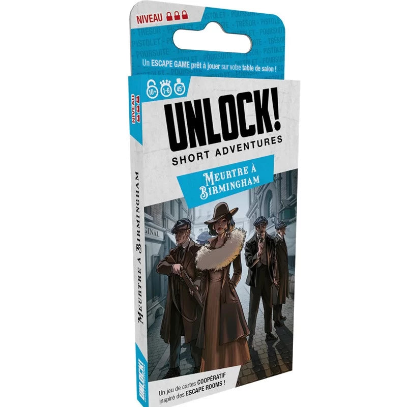 Unlock! Short Adventures : Meurtre à Birmingham - Jeu d'Enquête Rapide