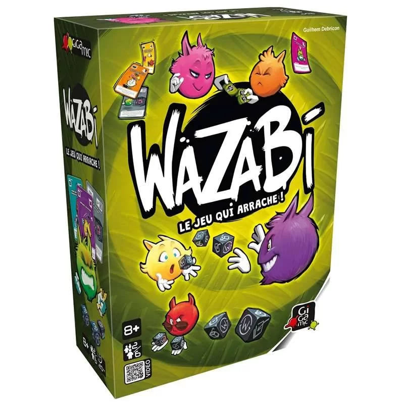 Wazabi – Défausse de dés, cartes à effets et interactions tactiques